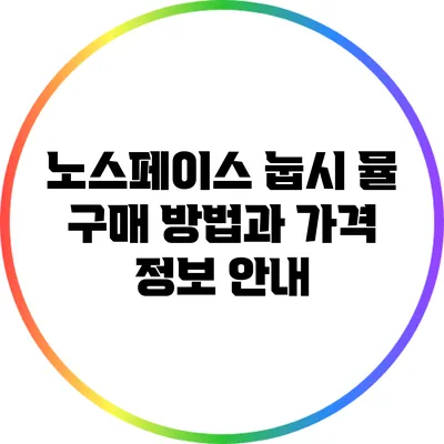 노스페이스 눕시 뮬 구매 방법과 가격 정보 안내