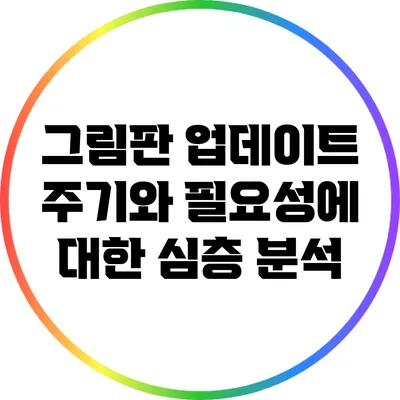 그림판 업데이트 주기와 필요성에 대한 심층 분석